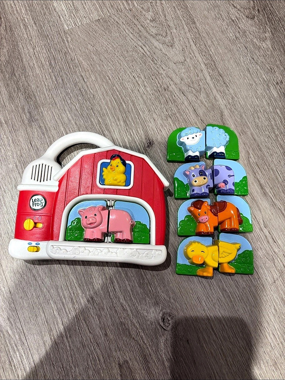 LeapFrog Farm Mash-Up Learning Toy Set Red & Green